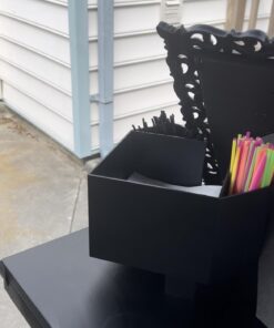 Co-Rect Plastic Bar Caddy with Triangular Design, Black 14 61mGvezYaiL