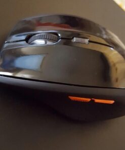 TECKNET Wireless Mouse, 2.4G USB Computer Mouse with 6-Level Adjustable 3200 DPI, 30 Months Battery, Ergonomic Grips, 6 Buttons Portable for PC, Chromebook, Mac - Black 46 61mO52VvrBL