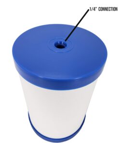 APEX Carbon Block Cartridge .5 Micron 1/4 Inlet 4.5 Diameter Water Filter 7 61mOoILQy5L