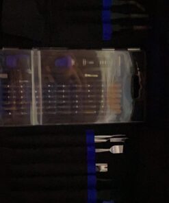 80 IN 1 Professional Computer Repair Tool Kit, Precision Screwdriver Set with 56 Bits, Magnetic screwdriver set Compatible for Laptop, PC, MacBook, Tablet, iPhone, PS4, and Other Electronic Repair Blue 34 61mPGAxhdbL