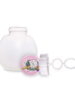 LED Light Up Unicorn Bubble Wand Toy | Includes (2) 3oz Bubble Solutions | Batteries Included 12 61mQ BYJj5L
