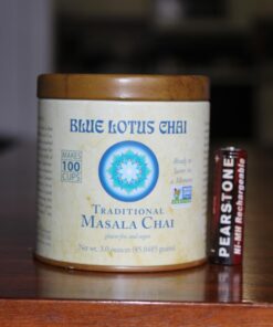 Blue Lotus Chai - Traditional Masala Chai - Makes 100 Cups - 3 Ounce Masala Spiced Chai Powder with Organic Spices - Instant Indian Tea No Steeping - No Gluten 3 Ounce (Pack of 1) 70 61mQtvAcSuL