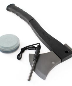 Schrade SCAXE2L 15.7in Large Survival Axe with 4.2in Stainless Steel Blade and Glass Fiber PA and TPR Rubber Handle for Outdoor Survival Camping and Everyday Tasks Standard Packaging 27 61mRD7b3m5L