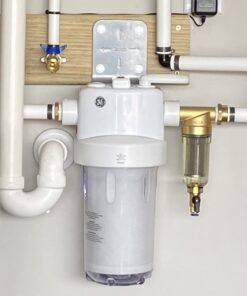 GE Whole House Water Filtration System | Reduces Sediment, Rust & More | Install Kit & Accessories Included | Filter Not Included | Replace Filters (FXHTC, FXHSC) Every 3 Months | GXWH40L 39 61mRm5Iiu L 3