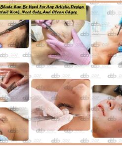 100 Scalpel Blades #22 with Free Handle 15 61mSVHfF 6L