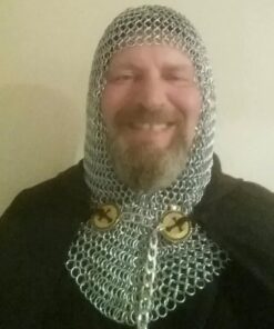 Medieval Pauldron Set Pair Plate Armor Carbon Steel Real Adult Size halloween costume 23 61mUsWstNCL