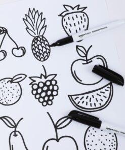 Amazon Basics Fine Point Tip Permanent Markers, Black, 12-Pack 1 Count (Pack of 12) 34 61mWzpU 5L