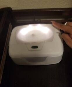 GOGO pure Baby Wipe Warmer and Dispenser, Advanced Features with 4 Bright Auto Off LED Ample Lights for Easy Nighttime Changes, Dual Heat for Baby's Comfort, Improved Design and Only at Amazon 43 61mXfdl7 aL