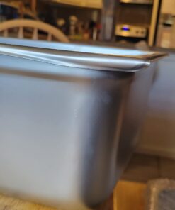 Winco 4-Inch Pan, Full, Stainless Steel Medium Straight Sided 16 61mXkbV8YYL