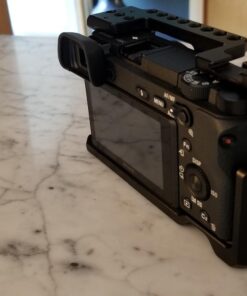 SmallRig Camera Cage only for Sony A6000 A6300 ILCE-6000 ILCE-6300 NEX7, A6000 Cage with 1/4" 3/8" Mounting Points and Built-in Cold Shoe - 1661 66 61mYRGjf0WL