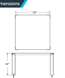 HoldRite QuickStand 30 Inch Water Heater Stand, Up to 100 Gallons, Unassembled, 40-S-30-U 30 in. x 100 Gallons Aluminum 11 61mZ3CQ0oVL