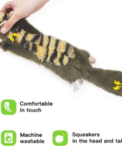 SHARLOVY Dog Squeaky Toys No Stuffing 6 Pack Dog Toys Crinkle Dog Toys for Small Dogs Durable Dog Chew Toys Plush Cute Animals Natural Puppy Toys for Teething Pet Toys Squeak 16 61mbTDyXUaL