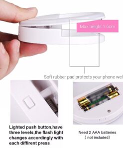 Duojin Selfie Portable Flash Led Camera Phone Photography Ring Light Enhancing 27 61mbzIzjKwL