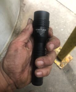 Streamlight 74751 Strion LED HL 615-Lumen Rechargeable Professional Flashlight with 120V AC/12V DC Charger and 1 Charger Holder, Black 120-Volt AC/12V DC Charger/ 1 Holder 16 61mc7cTu6OL