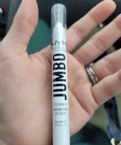 NYX PROFESSIONAL MAKEUP Jumbo Eye Pencil, Blendable Eyeshadow Stick & Eyeliner Pencil - Milk 1 Count (Pack of 1) 28 61mc8lF9hiL