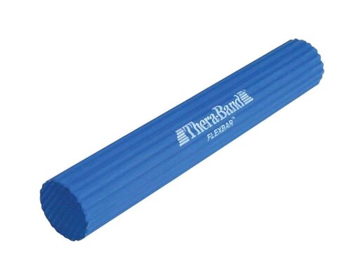 THERABAND FlexBar, Tennis Elbow Therapy Bar, Relieve Tendonitis Pain & Improve Grip Strength, Resistance Bar for Golfers Elbow & Tendinitis, Blue, Heavy, Advanced Original Blue - Heavy