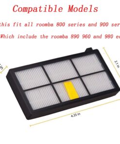 10 pack HEPA Filter filters For Roomba 800 900 series 860 870 871 880 960 980 Vacuum Cleaning Robots 6 61mfi1bhEOL