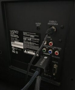 Mini DisplayPort to HDMI Cable,iVANKY Mini DP (Thunderbolt) to HDMI Cable 6.6ft,Nylon Braided,Aluminum Shell,Optimal Chip Solution for MacBook Air/Pro,Surface Pro/Dock,Monitor,Projector and More-1080P 1-Pack 6.6 FT 52 61mfzVTsxQL