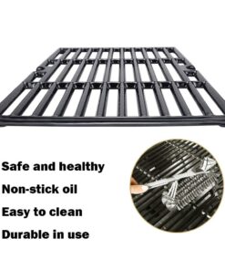 BBQMall 16 7/8" Porcelain Enameled Cast Iron Grill Cooking Grates for Charbroil 463440109, 463432215, 463436213, 463436215, 463420508, 463420509 463420511 463461613 Gas Grills Grates Replacement Parts 10 61mg1bMKiwL