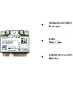 Intel 7260.HMW Dual Band Wireless-AC 7260 Network Adapter PCI Express Half Mini Card 802.11 b/a/g/n/ac 22 61mh1MeFdPL