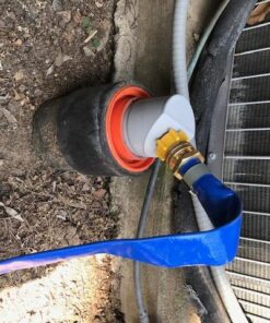 Flojet 18555-000A Portable RV Waste Pump with Garden Hose Discharge Port - 12 VDC Motor 21 61mhFAN03eL