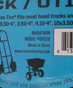 Universal Fit 00210, Flat Free, Hand Truck All Purpose Utility Tire, 4.10/3.50-4" 53 61mirHG9qL
