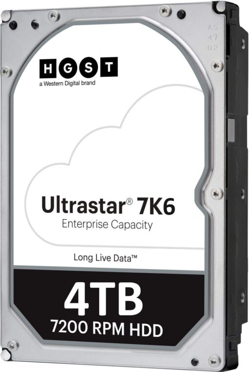 HGST Ultrastar 7K6000 | HUS726040AL5210 | 0F22795 | 4TB 7200 RPM SAS 12Gb/s 128MB Cache | 512e | ISE | 3.5-Inch Enterprise Internal Hard Disk Drive (HDD) SAS 512E ULTRA ISE