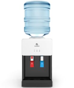 Alternative view of Avalon Premium Hot/Cold Top Loading Countertop Water Cooler Dispenser With Child Safety Lock. UL Listed- White countertop white