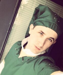 miccostumes Men's Costume Game Guard Cosplay Uniform Fullset Green Small 17 61mmTEPgUML