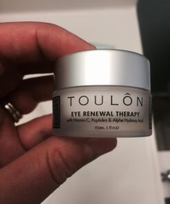 TOULON Eye Cream for Dark Circles, Puffiness and Wrinkles. Reduces Fine Lines with Vitamin C, Peptides & Alpha Hydroxy Acid. Minimizes Crows Feet, Puffy Eyes and Bags 38 61mmU7 L5tL