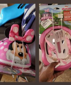 Disney Minnie Mouse Toddler Bike Helmets 3D Minnie Me Toddler (3-5 yrs.) Helmet 42 61mnNK P2gL