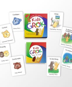 GROK Kids Conversation Cards for Ages 3-10 | Children Play to Learn, Build Confidence, and Express Emotions | Learning Aid for Parents and Professionals | 22 Games, Booklet Included For Kids 11 61mp9c1ZV9L