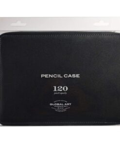 Speedball Art Products Genuine Leather Storage Case for Pencils, Markers, Pens and Art Supplies (Holds Up to 120 Standard Pencils, Black) 120 Pencil Capacity 29 61mqGVrp8sL