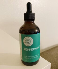 Peppermint Essential Oil, 4 Fl Oz - Pure and Undiluted Mentha Piperita Oil, Therapeutic Grade Aromatherapy Oil for Diffuser, Relaxation and Focus - by Pure Body Naturals 30 61mrtJ6b98L