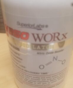 Superior Labs – VASOWORx® – Nitric Oxide Supplement – Extra Strength - 1,600 mg, 180 Vegetable Capsules – 7 Powerful Ingredients – Increased Energy, Stamina, & Circulatory Support 31 61mtVY0wNFL
