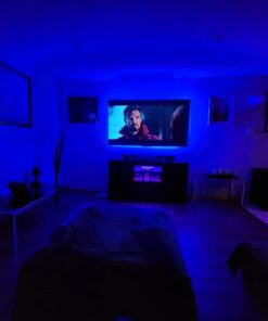 DAYBETTER Led Strip Lights Waterproof, 32.8ft(2 Rolls of 16.4ft) LED Tape Lights Color Changing 300 LEDs Light Strips Kit with 44 Keys Ir Remote Controller and 12v Power Supply for Indoor Outdoor Use 50 61mtbco0dL