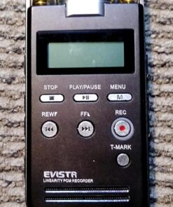 EVISTR Digital Voice Recorder 8GB L53 - 1536KPBS PCM Stereo Audio Recording Device Portable Dictaphone Microphone Gain Controllable Noise Reduction 43 61mvJdPOZlL