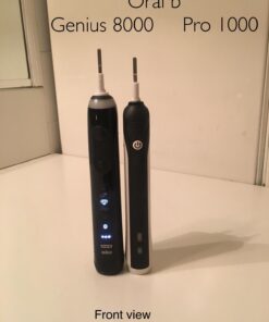 Oral-B Pro 1000 Rechargeable Electric Toothbrush, Black 1 Count (Pack of 1) 35 61my50gJrTL 1