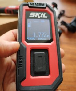 SKIL 2-Tool Combo Kit: PWRCore 12 Brushless 12V 1/2 Inch Cordless Drill Driver and 100 Foot Laser Distance Measurer and Level, Includes 2.0Ah Lithium Battery and PWRJump Charger - CB737501 20 61myfyhCAPL