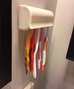 Eslite Toothbrush Holder with Cover (Ivory White) 40 61mze3k9GYL