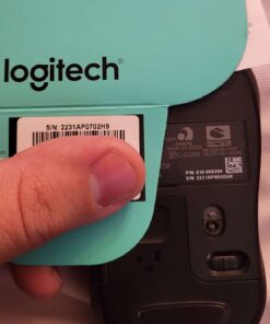 Logitech M185 Wireless Mouse, 2.4GHz with USB Mini Receiver, 12-Month Battery Life, 1000 DPI Optical Tracking, Ambidextrous PC/Mac/Laptop - Swift Gray USB Receiver 42 61n 4wr4vAL