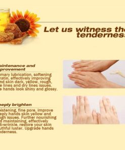 XY Fancy Hands Care Paraffin Milk & Honey Moisturizing Peel Off Hand Wax Mask Hydrating Exfoliating Nourish Skin 5.3oz/150ml 17 61n vT8wX8L