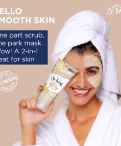 St. Ives Gentle Smoothing Face Scrub and Mask Oatmeal, ONE , 6 oz 6 Ounce (Pack of 1) 34 61n1lhglIJS