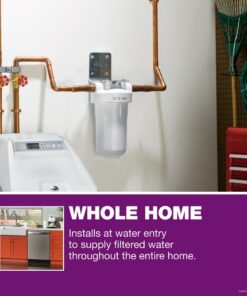 GE FXHSC Whole House Water Filter | Replacement for Water Filtration System | NSF Certified: Reduces Sediment, Rust & Other Impurities from Water | Replace Every 3 Months for Best Results | 1 Filter 1 Count (Pack of 1) 18 61n1uwWdKL