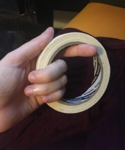 Masking Tape (Huge Pack of 6) Each Roll is ¾ x 33 Yards - Approved for Interior or Exterior Use - Easy to Write On - Industrial or Household Use 13 61n431mEodL