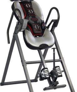 INNOVA HEALTH AND FITNESS ITM5900 Advanced Heat and Massage Inversion Table, Gray/Black 83 61n58Cn4ttL
