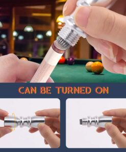 Hilitchi Multifunction Bowtie Snooker Billiard Pool Cue Tip Stick Shaper Repair Tools, 3 in 1 Tool - Shaper, Scuffer, Aerator 12 61n6YIpeAKL