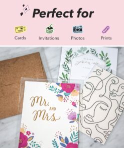 Pack It Chic - 5” X 7” (1000 Pack) Clear Resealable Cello Bags - Fits 5X7 Prints, Photos, A2 A4 A6 Cards & Envelopes - Self Seal 5" X 7" 29 61n6tyPLpBL 1