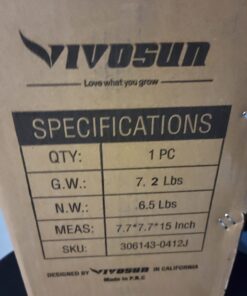 VIVOSUN 4 Inch Air Carbon Filter Smellines Control with Australia Virgin Charcoal for Inline Duct Fan, Grow Tent, Pre-filter Included, Reversible Flange 4" x 12" 33 61n7Pm8fLGL