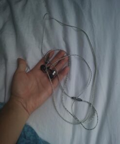 sephia SP3060 Wired Headphones, HD Bass Driven Audio, Lightweight Aluminum Wired in Ear Earbud Headphones, S/M/L Ear Bud Tips, Earphone Case, 3.5mm Tangle-Free Cord (Without Mic) 47 61n7qGHLHEL